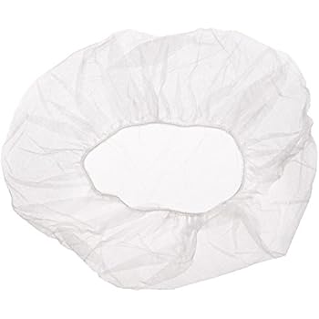 Keystone 110NWI-10-24-WBG White Lightweight Polypropylene Bouffant Cap, 24