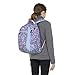High Sierra Unisex Curve Backpack, Lightweight and Stylish Bookbag Backpack for College Students with Padded Shoulder Straps (Feather Spectre/Powder Blue/Iced Lilac)