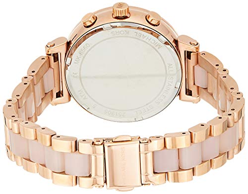 Michael-Kors-Damen-Analog-Quarz-Uhr-mit-Edelstahl-Armband-MK6560