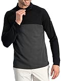 Golf Half Zip Pullover Men - Lightweight Fleece Sweater Jacket, Dry Fit Golf Shirt