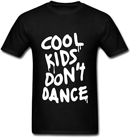 WANLI Customize Men's Cool Kids Dont Dance T-Shirts Black XXL