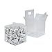 Houseables Clear Boxes for Treats, Clear Treat Boxes, Party Favor Containers, Plastic Gift Containers, 3x3x3, 50 Pack, Cajas Transparentes para Regalos, Transparent Packaging, for Gifts, Candy, Cookie