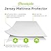 BROOKSIDE Soft Jersey Mattress Protector, Waterproof and Dust Mite Proof, Twin