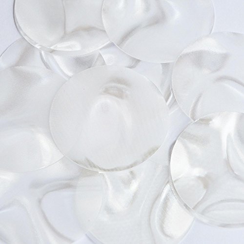 Sequin Round 2 inch Crystal Mirage Loose Paillettes. Made in USA. Large for display, accents, applique, arts, crafts, and embellishment.