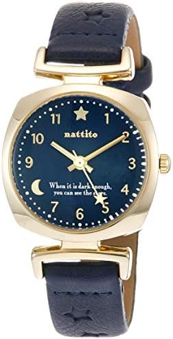 Fieldwork QKS171-4 Women’s Analog Wrist Watch, Emer, Diameter 1.2 inches (30 mm), Leather Strap, Navy
