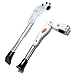 Yakamoz Bicycle Kickstand, Bike Aluminium Alloy Adjustable Side Kick Stand Rear Mount Stand for 22″ 24″ 26″ 700c Tire Cycling Mountain Road Bike Bicycle Whitethumb 2