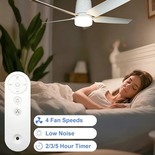 SHUNLEE Gazebo Fans Outdoor Hanging 31.5", Canopy Fan with Light 3000-6500K | Portable Plug in Ceiling Fan with Remote, Hook, Great for Gazebo, Canopy, Pop up Tent, Patio