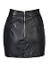 PERSUN Women's Versatile High Waist Bodycon PU Mini A-Line Pencil Skirt(Small to 3X Plus)
