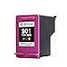 GPC Image 2 Pack Remanufactured 901XL 901 Ink Cartridge (InkLevel Chip) Replacement for CC654AN (1 Black, 1 Tri-Color) for Officejet J4550 4500 J4680 J4580 J4524 J4624 J4640 4500 G510A