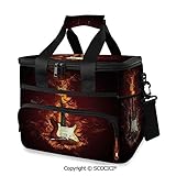 SCOCICI Cooler Cooling Tote Bag Electric Guitar in