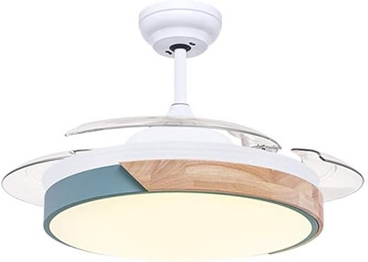 Amazon Com Home Ceiling Fans Invisible Blade Led Ceiling Fan Lamp
