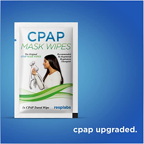 resplabs CPAP Mask Cleaning Wipes Unscented, AlcoholFree Cleaner for
