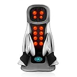 GESS®18 Shiatsu Massage Cushion with Heat Back Full Body Back Neck Should Massage Seat Chair,for Home