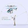 VATOS RC Helicopters, Remote Control Helicopter with Gyro and LED Light 3 Channel Alloy Mini Helicopter Remote Control…