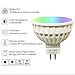 Mi-Light Dimmable MR16 4W Led Bulb RGB+CCT LED Spotlight Smart Home Led Light Bulb Lamp Need Controlled by Mi Light WiFi ibox/Remote