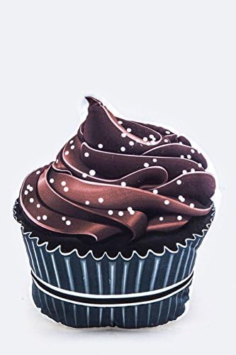 Chic Chelsea Mini Chocolate Cupcake Cushion