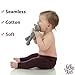 Silky Toes Infant, Baby, Toddler Knit Leggings, Cotton Pants for Girls and Boys, (Black, 12-18M)