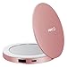 Cellet Compact LED Light 1x/3x Magnified Mirrors, with 3000mAh Power Bank, 1Amp USB Port, Compatible with Apple iPhone 11/ Pro/Pro Max Xr/Xs/Xs Max/X/8/8Plus/7/7+/6 Samsung Galaxy Note 10/9/8/5/S9/S8
