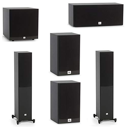 JBL 5.1 System with 2 JBL Stage A170 Floorstanding Speakers, 1 JBL