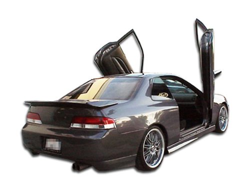 Brightt Duraflex ED-LOY-343 Type M Rear Add On Bumper Extensions - 2 Piece Body Kit - Compatible With Prelude 1997-2001