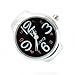 Youyoupifa Arabic Numbers Quartz Alloy Finger Ring Watch (Black)