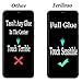 Ferilinso [2 Pack] Screen Protector for Samsung Galaxy A50, A50S, A30S, M30S, [Full Glue] [Full Cover] Screen Protector Tempered Glass Friendly Protective Film (Black)