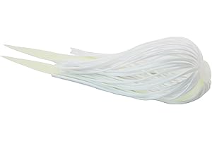 ALICHINO Silicone Jig Skirts Replacement Fishing Skirts for Spinnerbaits Bass Jig Lures Fishing Bait Accessories Quick Change Squid Jig Skirts