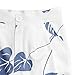FANCYINN Women's Two Pieces Floral Pants Outfits Jumpsuit Romper Spaghetti Strap Crop Top and Long Pants Summer Casual Style Gray Leaf S
