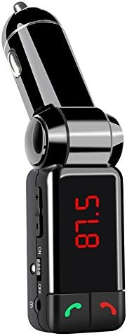 Hungcaldia Wireless Bluetooth FM Transmitter BC06S,BC06,Bluetooth Car Adapter Audio FM Radio Audio Music Player With Dual USB Ports (BC06)
