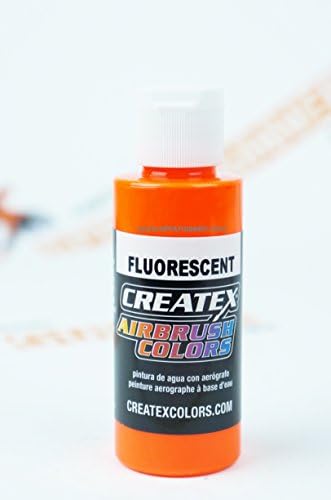 Createx Airbrush Colors 5409 Fluorescent Orange 2oz. Paint. by SprayGunner