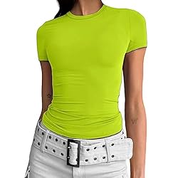 Abardsion Women's Casual Basic Going Out Crop Tops