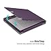 MoKo Case Fits All-New Kindle Oasis (9th and 10th Generation ONLY, 2017 and 2019 Release), Multi Angle Viewing Vertical Flip Cover with Auto Wake/Sleep - Purple
