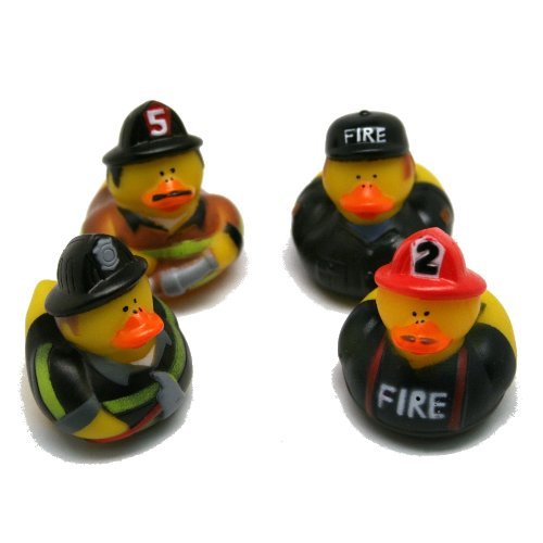 firefighter rubber duck