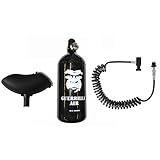 Guerrilla Air 48/3000 HPA Tank & 200 rd Loader & Remote Line with Quick-disconnect with Adapter