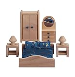 Small World Toys Ryan's Room Wooden Doll House - Suite Dreams Master Bedroom