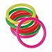 US Toy Neon Mini Carnival Game Rings Toys (12 Pack), Assorted Colors
