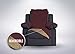 The Original SOFA SHIELD Reversible Furniture Protector, Features Elastic Strap (Recliner: Burgundy/Tan)