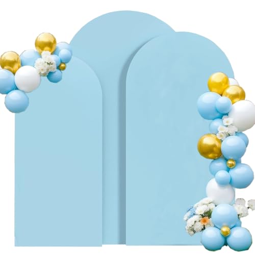 Arch Backdrop Cover Dusty Blue