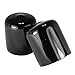 Prescott Plastics 7/8 Inch Round Black Vinyl End Cap, Flexible Pipe Post Rubber Cover (10)