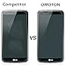 OMOTON LG K10 / LG Premier LTE Clear Screen Protector [3-Pack], Premium HD Clear Film/Anti-Fingerprint/Bubble-Free/Crystal Clear Screen Protector for LG K10/LG Premier LTE