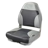 Guide Gear High-Back Folding Boat Seat, Gray/Navy