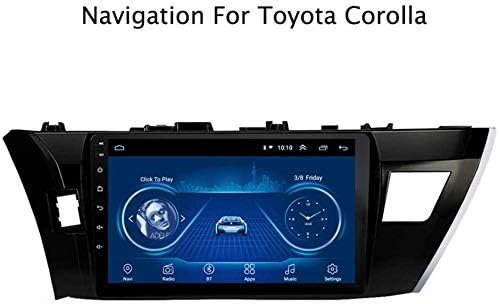 Android 8.1 Car Radio GPS Navigation 10.1 Inch Touch Display Car Media Player Support Screen Mirror WiFi Bluetooth Steering Wheel Control for Toyota Levin corolla 2014-2016