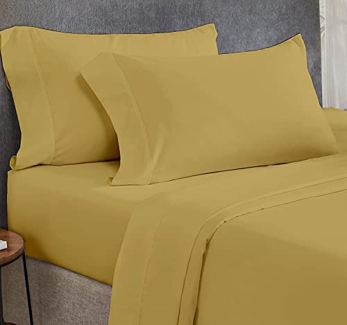 100% Cotton Sheets, Softest 4-Pc Queen Sheet