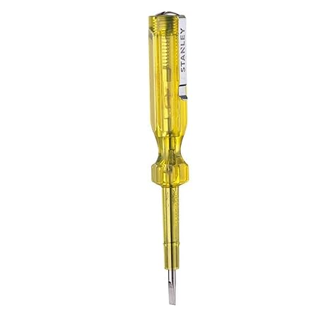 Stanley STHT72992-8 Metal Linemen Tester Screwdriver (Yellow)