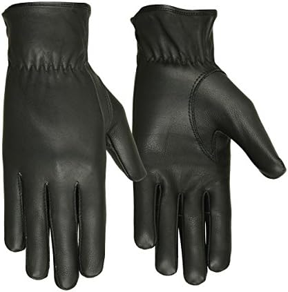 Hugger Ladies Water Resistant Premium Deerskin Leather Driving, Police, Motorcycle Glove