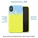 Speck Products CandyShell Fit iPhone Xs/iPhone X Case, Periwinkle Ombre Antifreeze Yellow/Antifreeze Yellow