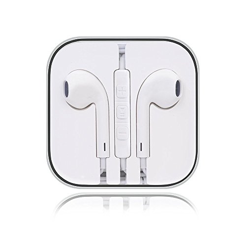 (2 pack) Sobrilli wired Headphones/Earphones/Earbuds, 3.5mm headphones with Microphone and remote control for iPhone 6s/6/5s/5/4s/SE/Samsung/MP3 MP4 MP5 and all 3.5mm devices(White)