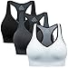 High Impact Workout Sports Brafor Women Padded Girls Plus Size Racerback Bras