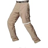 Mens Cargo Pants, Convertible Hiking Pants Quick Dry Waterproof Outdoor Zip Off Outdoor Casual Travel Pants