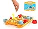 KRAFTZLAB Molding Play Sand for Kids | 2lb of Moldable Sand, 2 Colors Neutral and Blue, Folding Sandbox, Sand Molds and Tools